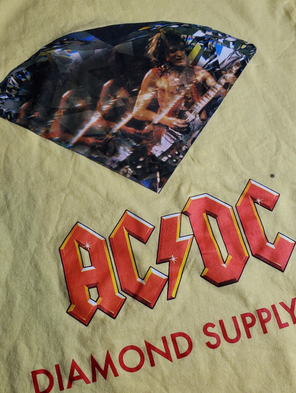 NWT ACDC Diamond Supply Company Tee Shirt Sz. Small